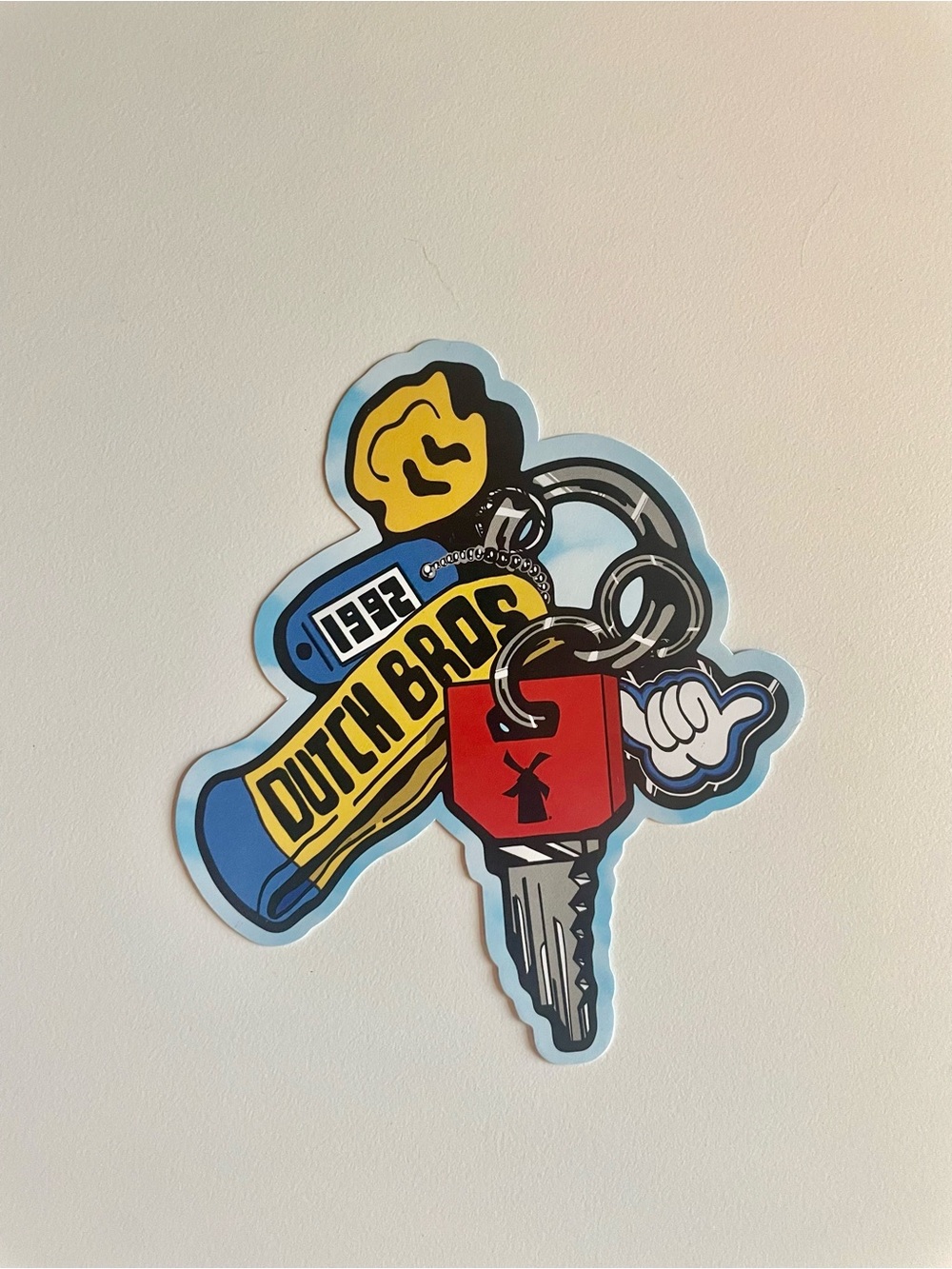 Dutch Bros Coffee June 2026 Limited Edition Keychain Animated Sticker